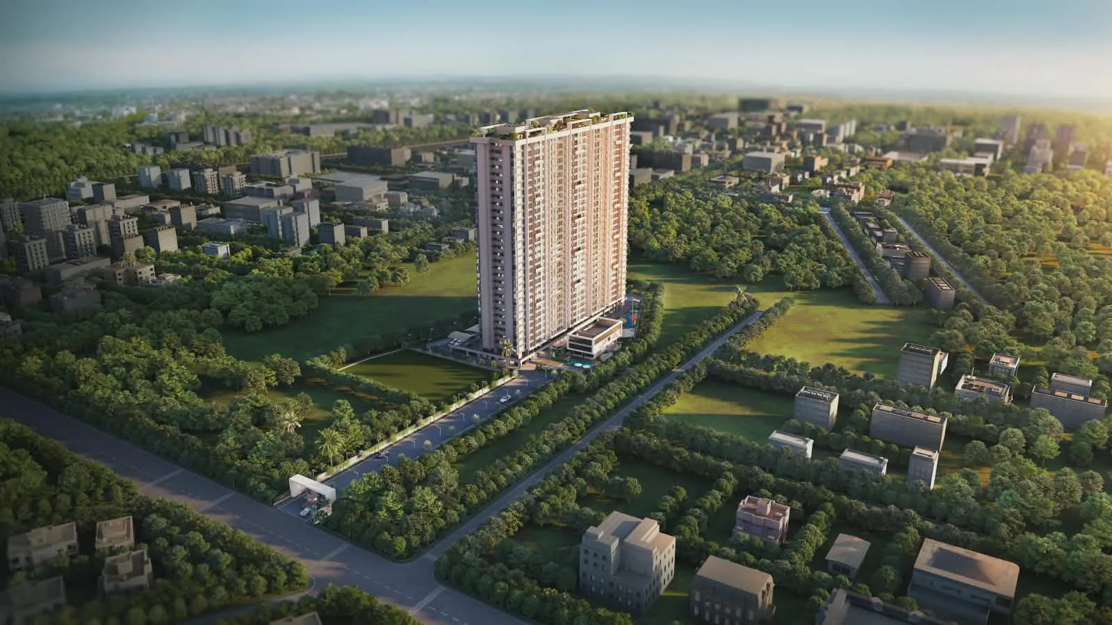 Sai Ananta Premium Apartment Living Area